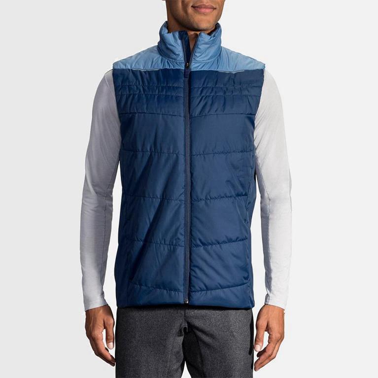 Brooks Cascadia Thermal - Chaquetas Hombre - Azules (SA7102698)